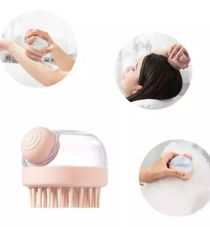 CEPILLO MASAJEADOR EXFOLIANTE PARA EL CUERO CABELLUDO